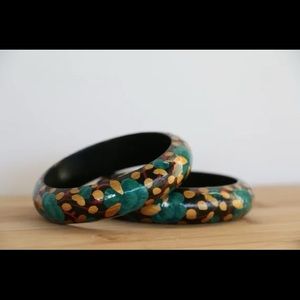 Vintage Paper Mâche Bracelet✨